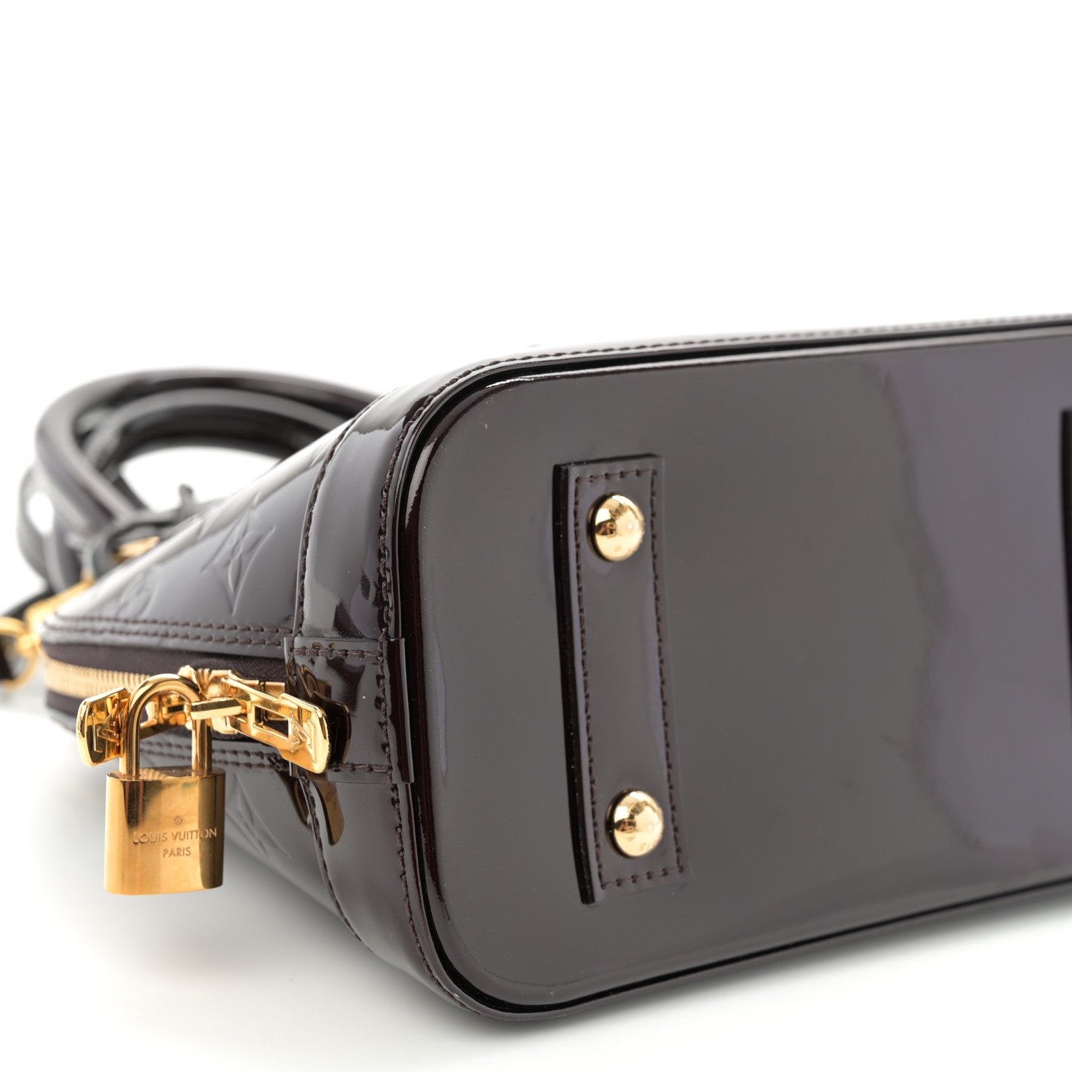 Louis Vuitton Vernis Alma BB Amarante 8 of 9