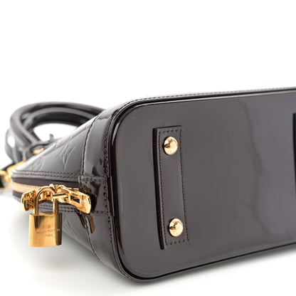 Louis Vuitton Vernis Alma BB Amarante 8 of 9