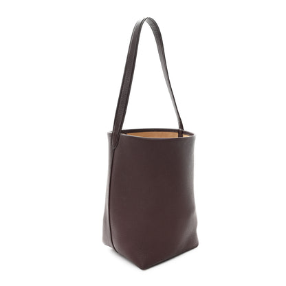 The Row Grained Calfskin Medium N/S Park Tote Acajou 3 of 9