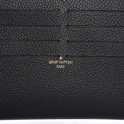 Louis Vuitton Calfskin Felicie Chain Wallet Card Holder Insert Black 6 of 6
