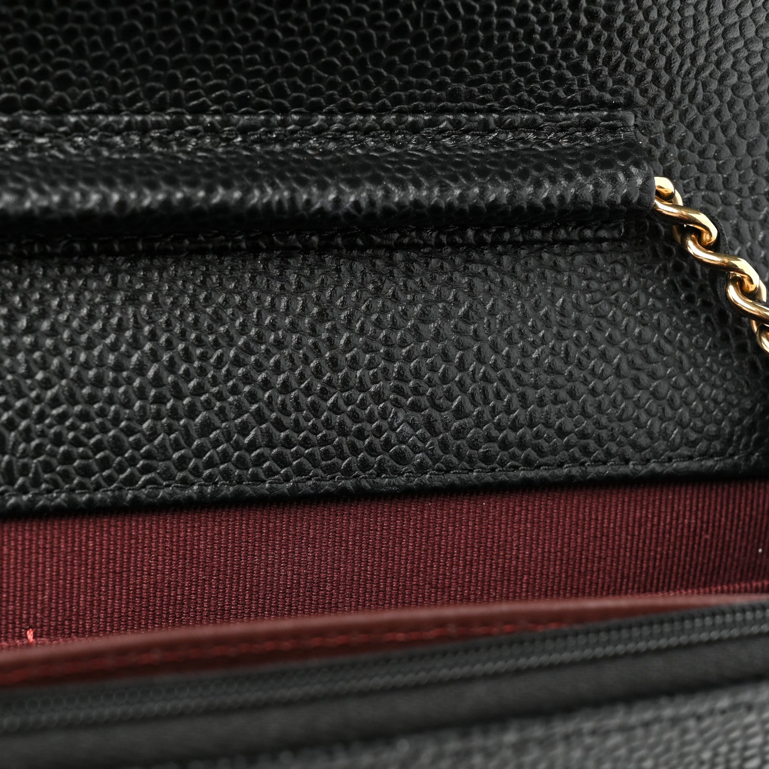 Chanel Caviar Quilted Wallet on Chain WOC Black 16 of 17
