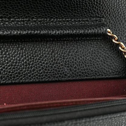 Chanel Caviar Quilted Wallet on Chain WOC Black 16 of 17