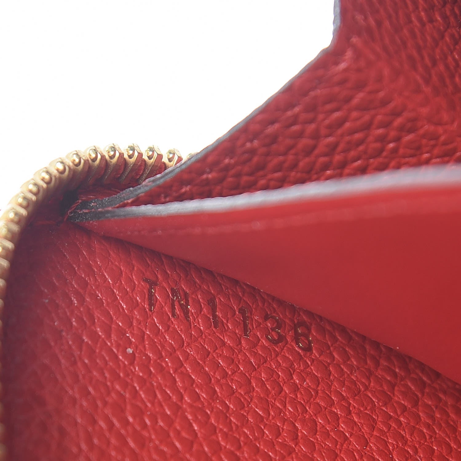 Louis Vuitton Empreinte Clemence Wallet Scarlet 7 of 10