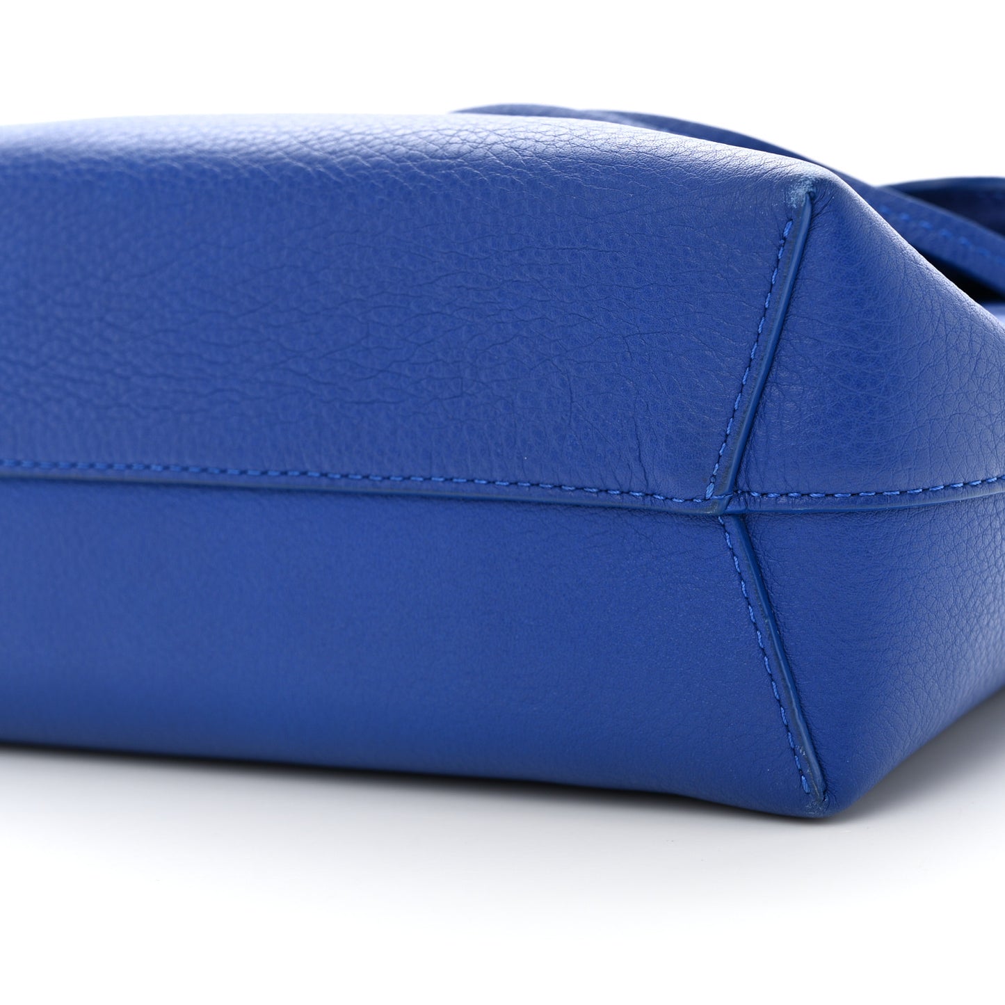 Tumbled Calfskin Lady Bag Royal