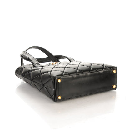 Chanel Calfskin Wild Stitch Tote Black 4 of 7