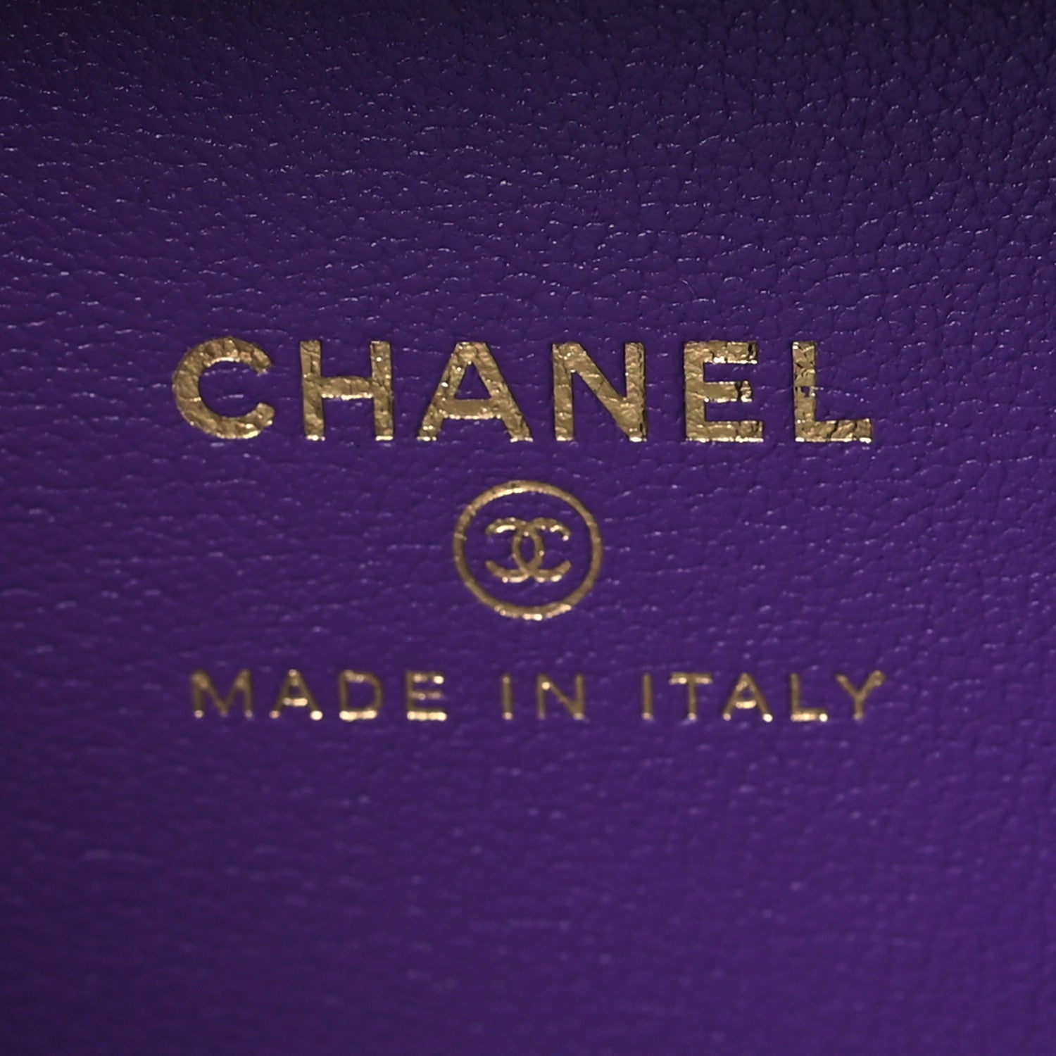 Chanel Lambskin Quilted Top Handle Mini Vanity Case Purple 6 of 10