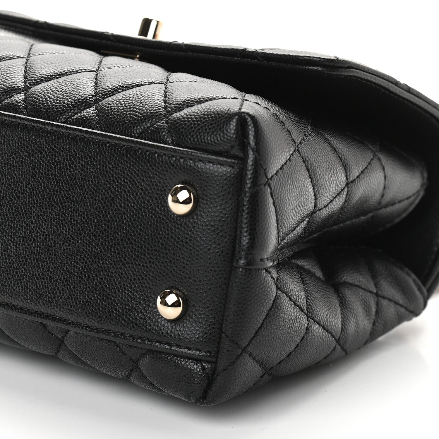 Chanel Caviar Quilted Mini Coco Handle Flap Black 9 of 9