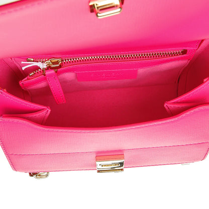 Givenchy Textured Calfskin Mini Pandora Box Crossbody Bag Fuchsia 6 of 6