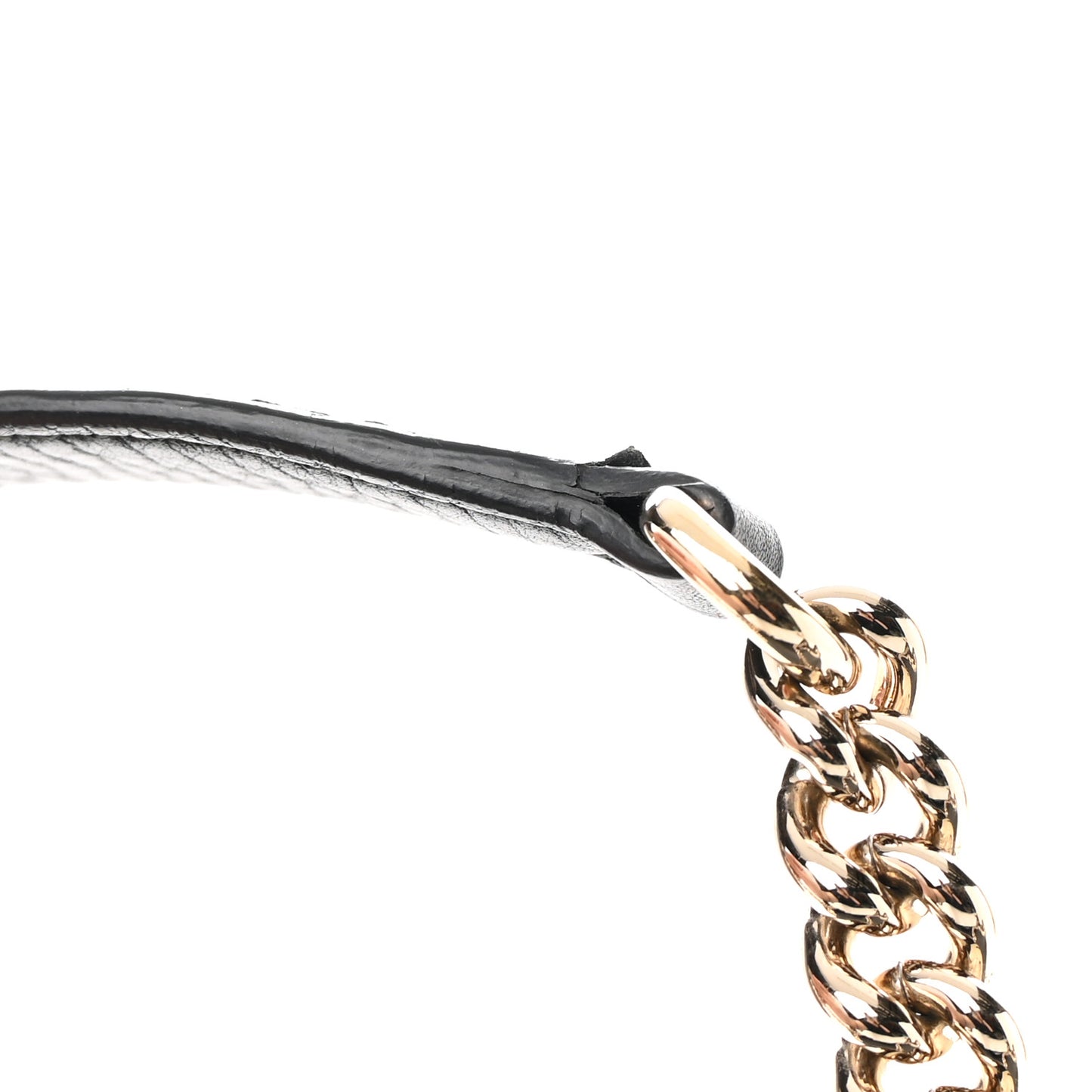 Pebbled Calfskin Medium Soho Chain Shoulder Bag Black