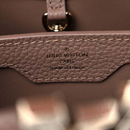 Louis Vuitton Taurillon Python Capucines BB Taupe Rose 5 of 7