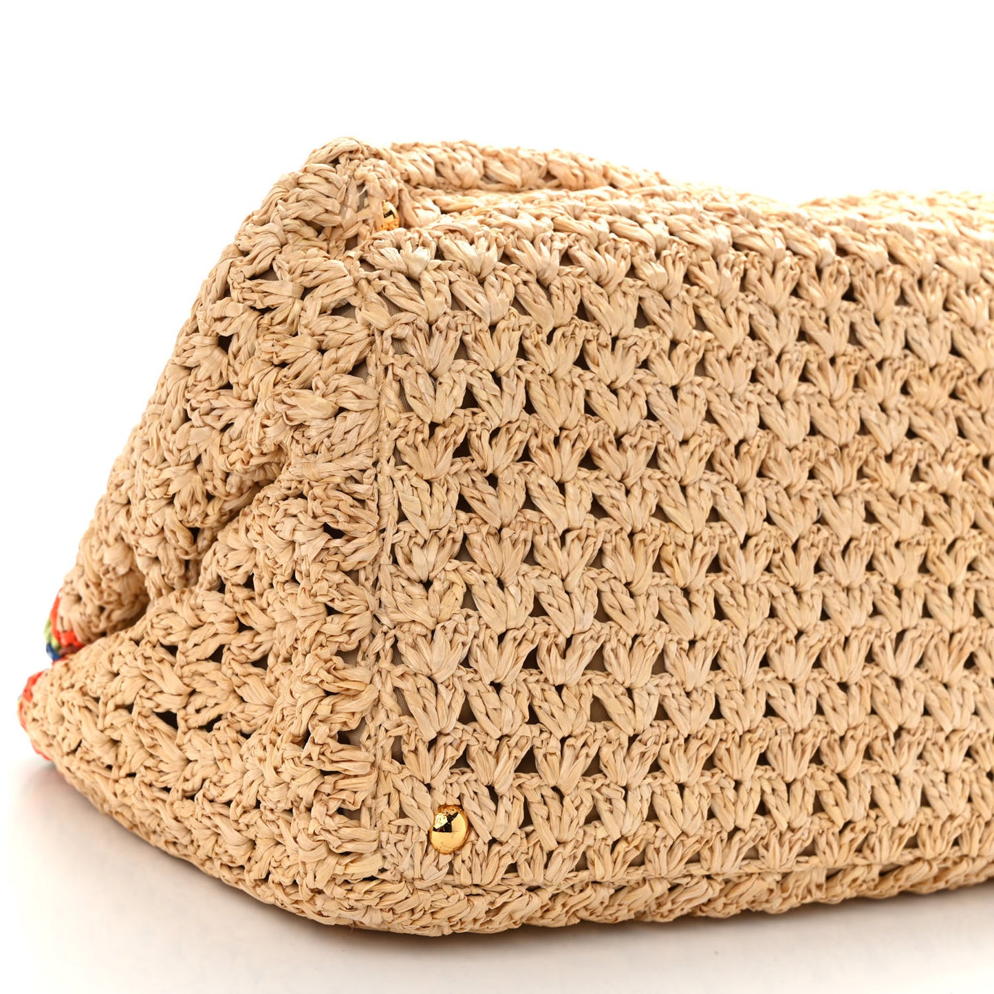 Raffia Gardeners Large Tote Multicolor