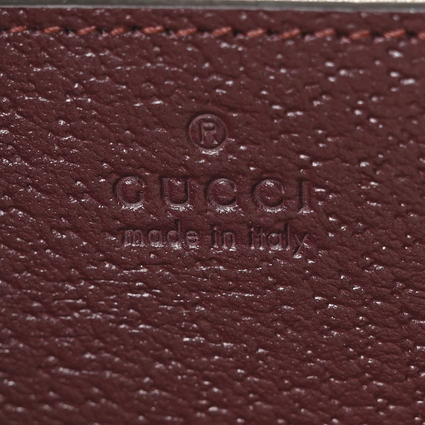 Monogram GG Mignon Textured Dollar Calfskin GG Supreme Monogram Quilted Small Crossbody Bag  Burgundy Beige Ebony