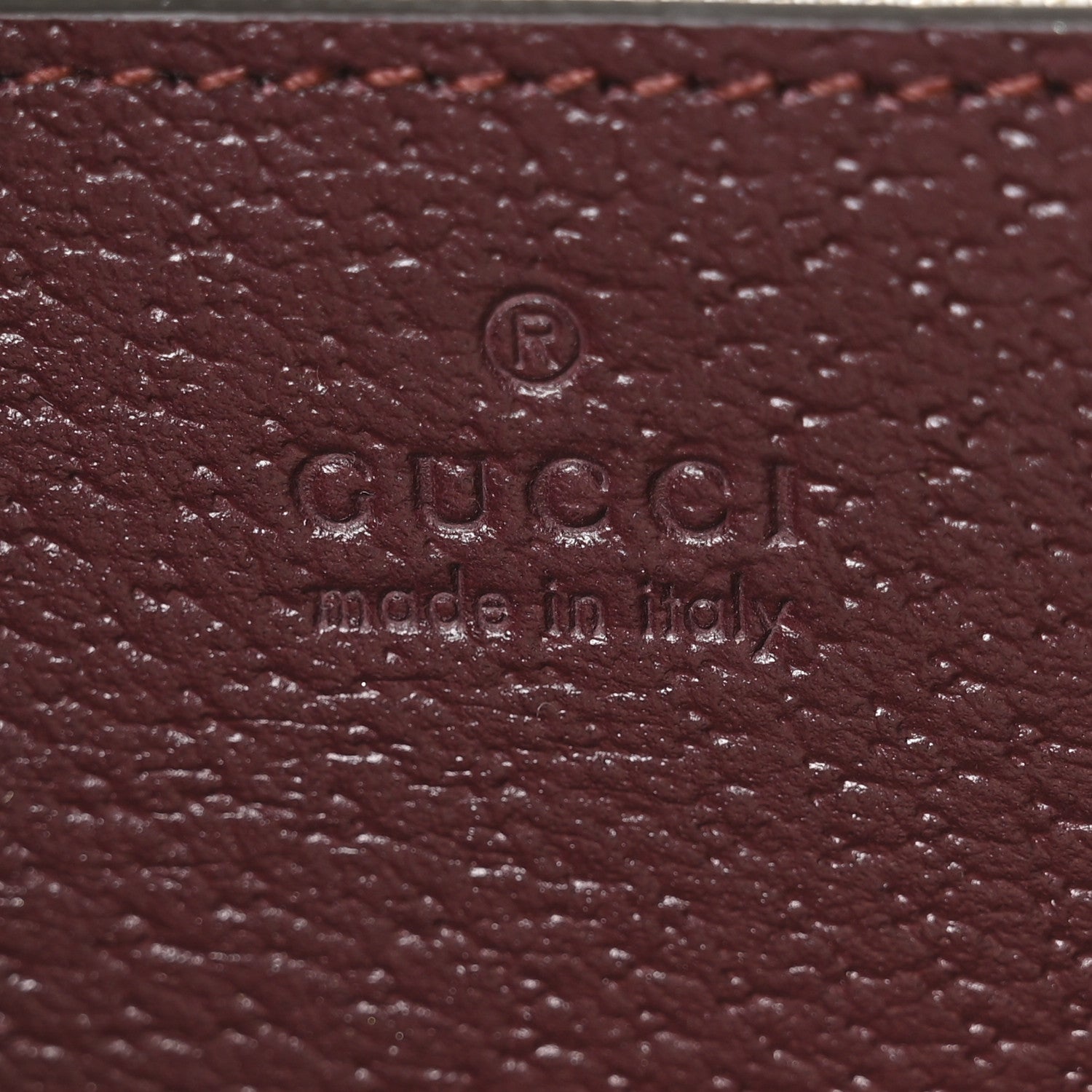 Gucci Monogram GG Mignon Textured Dollar Calfskin GG Supreme Monogram Quilted Small Crossbody Bag  Burgundy Beige Ebony 6 of 11