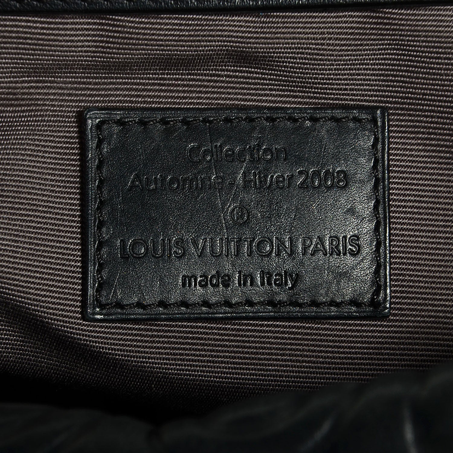 Louis Vuitton Calfskin Embossed Speedy Cube 30 Black 6 of 7