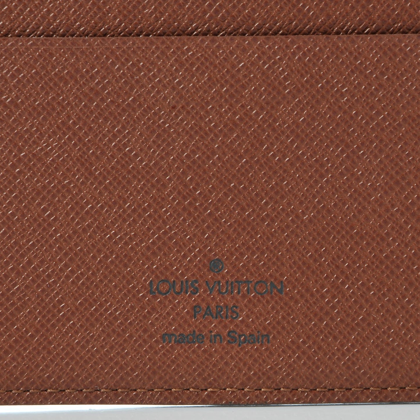 Monogram Desk Agenda Cover