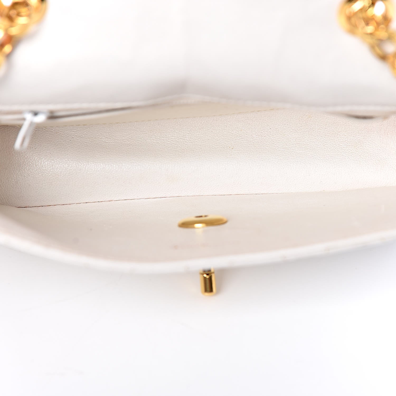 Chanel Lambskin Quilted Small Single Flap White 5 of 15