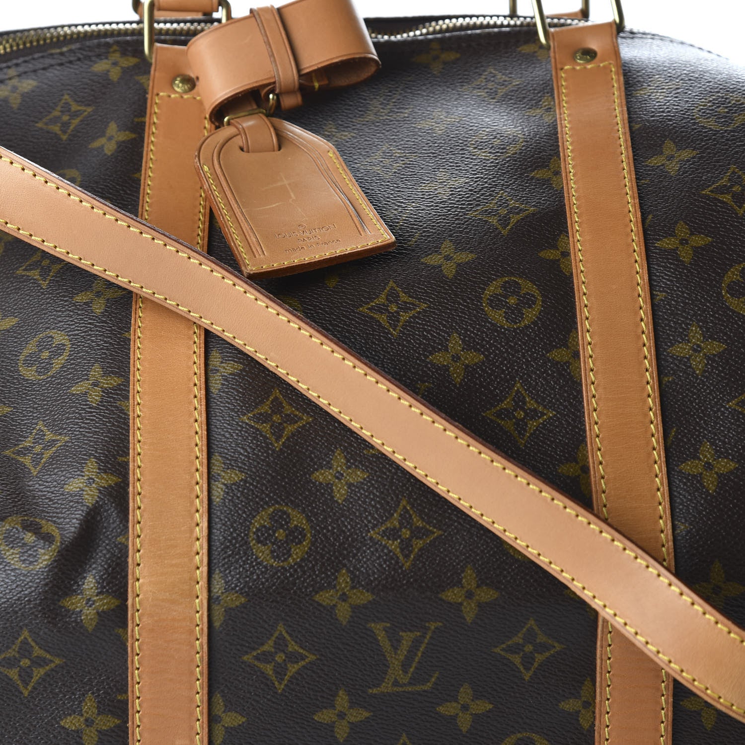 Louis Vuitton Monogram Keepall Bandouliere 60 8 of 9