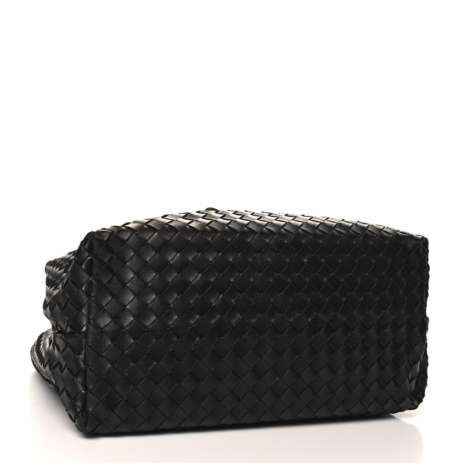 Bottega Veneta Nappa Intrecciato Large Andiamo Shoulder Bag Black 4 of 11