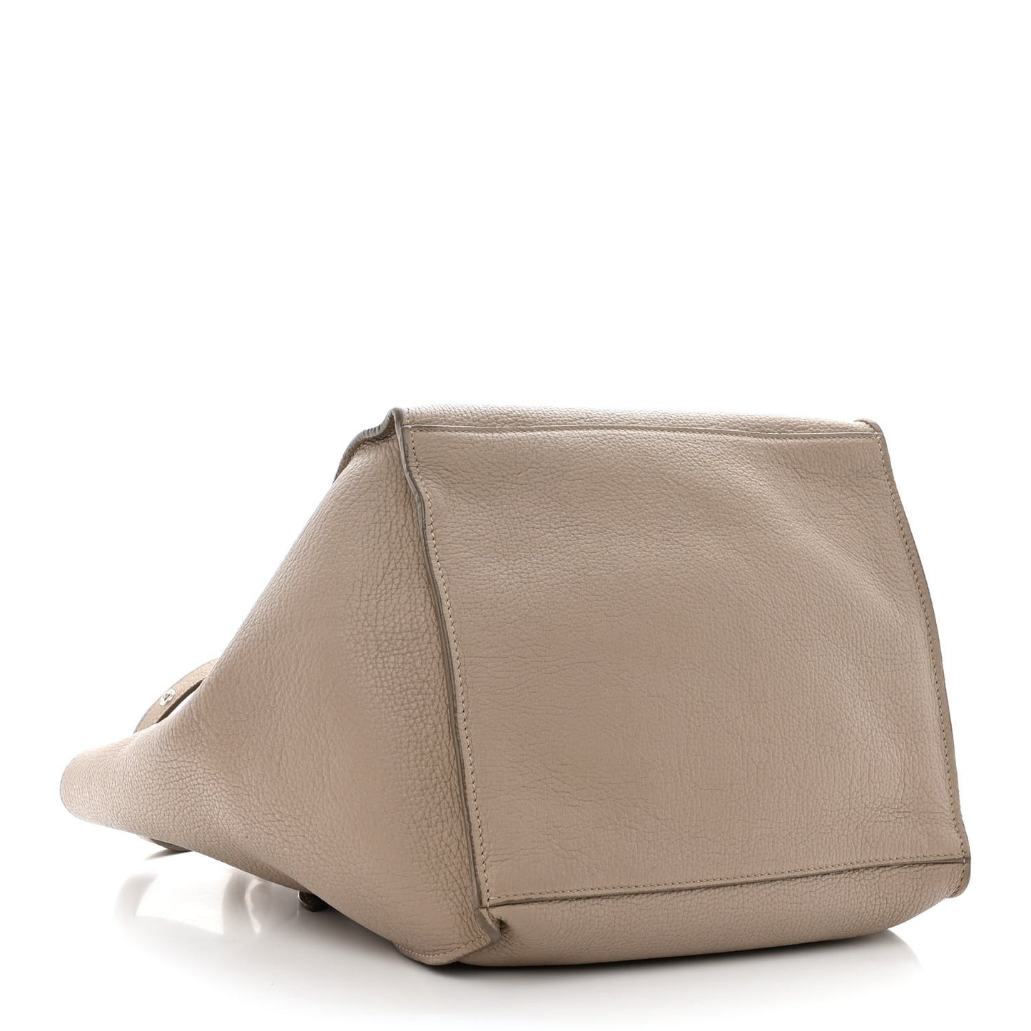 Supple Grained Calfskin Small Big Bag Light Taupe