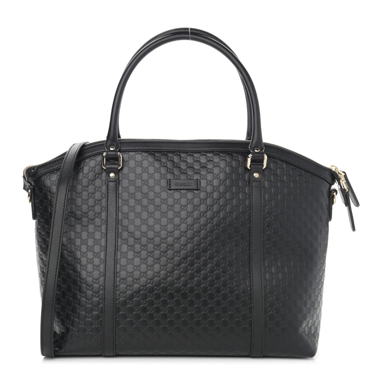 Gucci Soft Microguccissima Dome Satchel Black 1 of 13