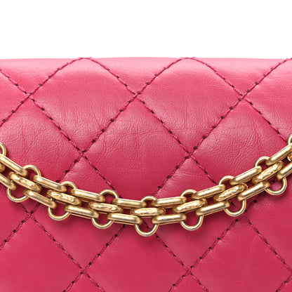 Chanel Aged Calfskin Quilted 2.55 Reissue Mini Flap Fuchsia 8 of 10