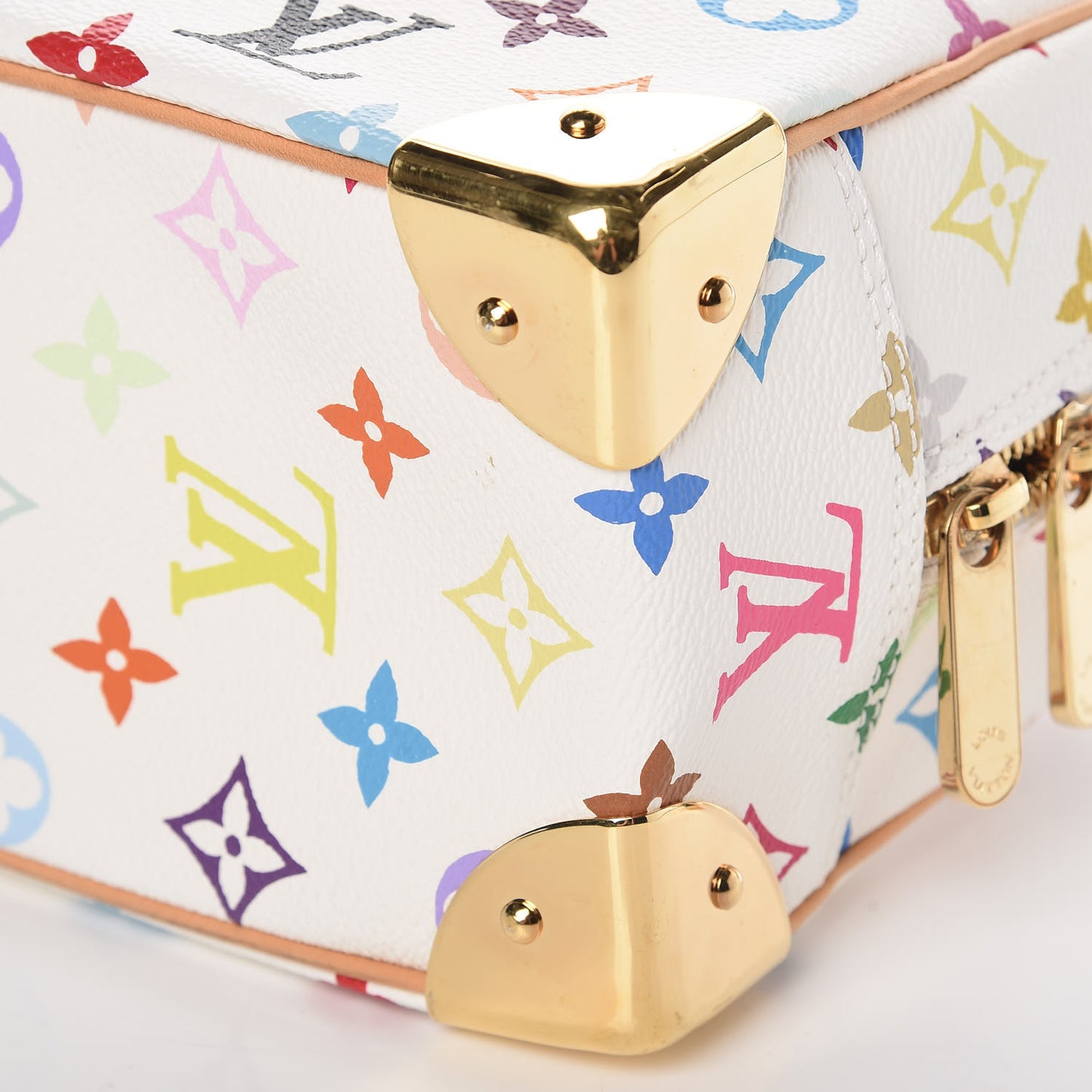 Monogram Multicolor Trouville White