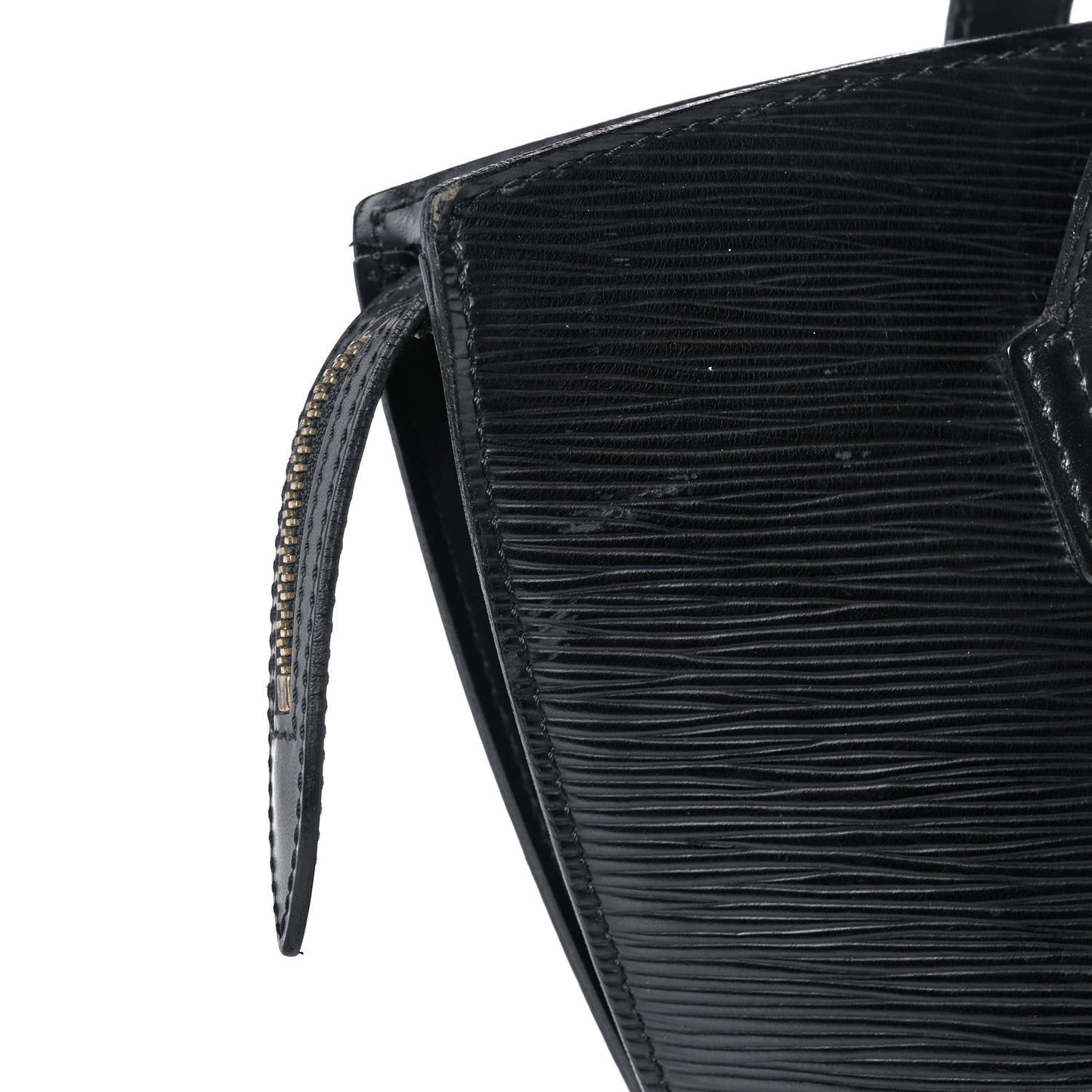 Epi Saint Jacques PM Long Straps Black