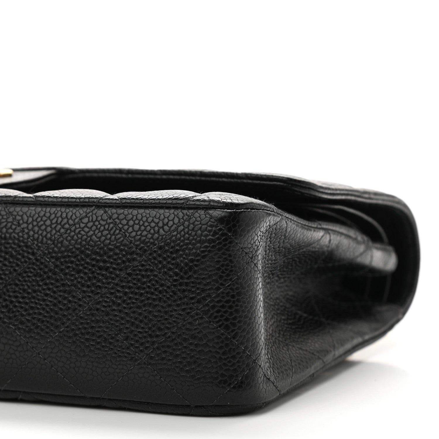 Chanel Caviar Quilted Medium Double Flap Black 10 of 15