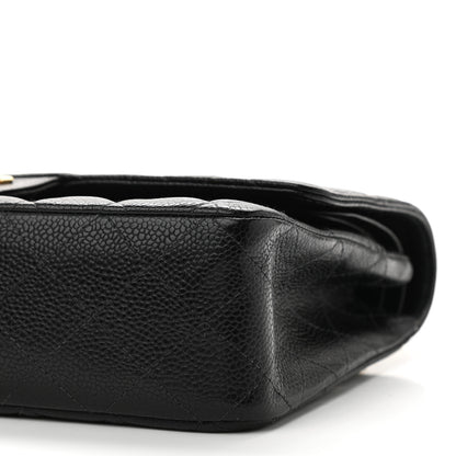 Chanel Caviar Quilted Medium Double Flap Black 10 of 15
