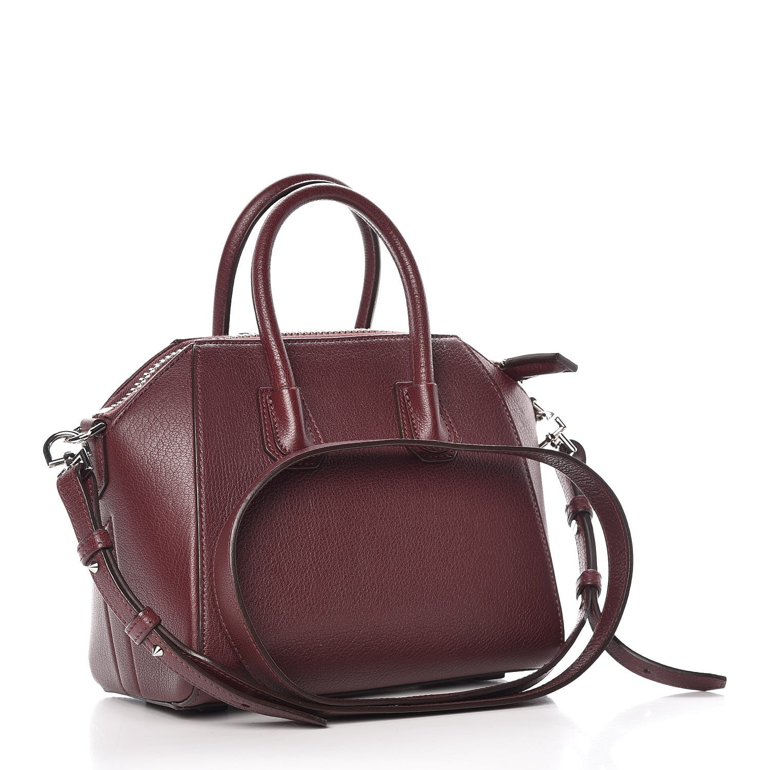 Givenchy Sugar Goatskin Mini Antigona Oxblood 3 of 10