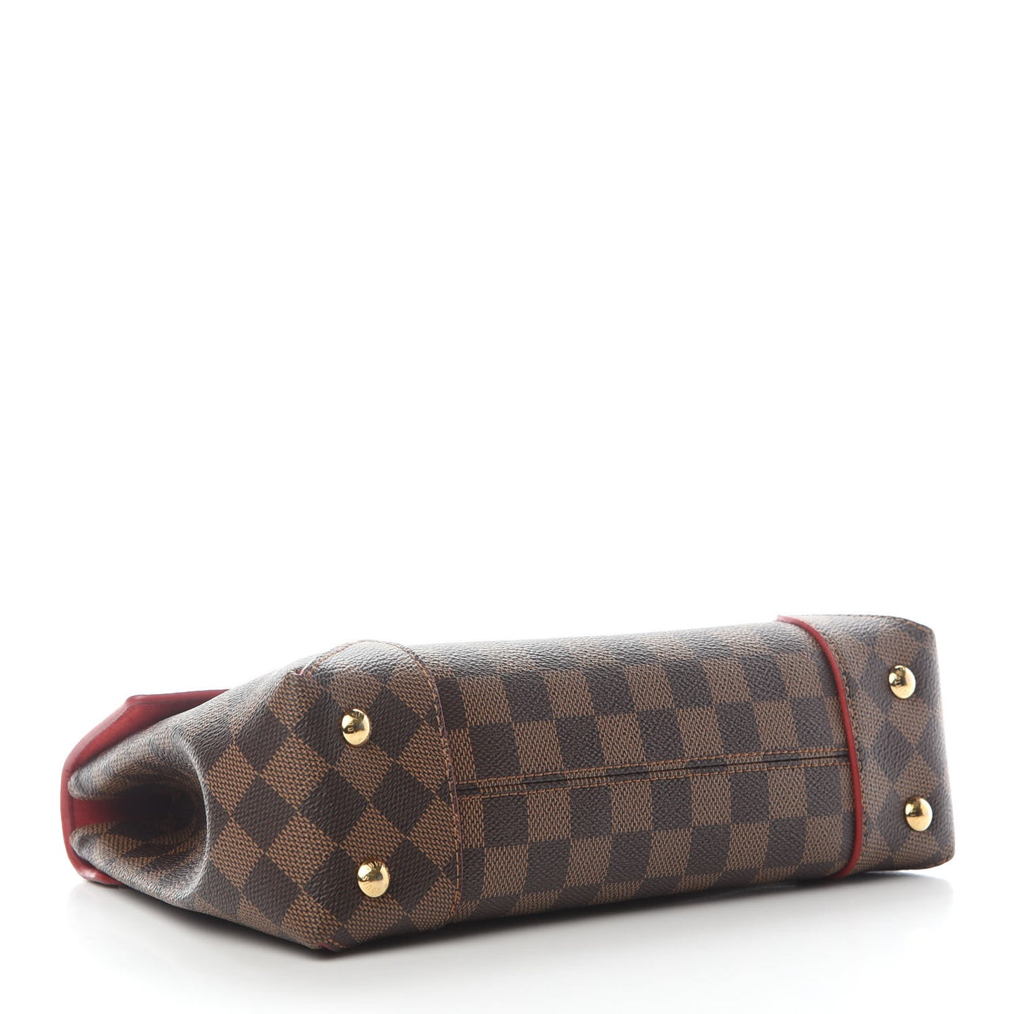 Damier Ebene Caissa Clutch Cherry