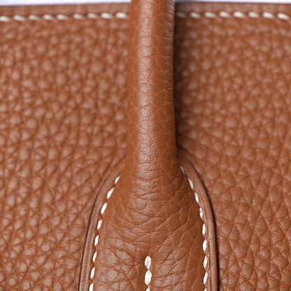 Hermes Taurillon Clemence Birkin 35 Gold 41 of 45