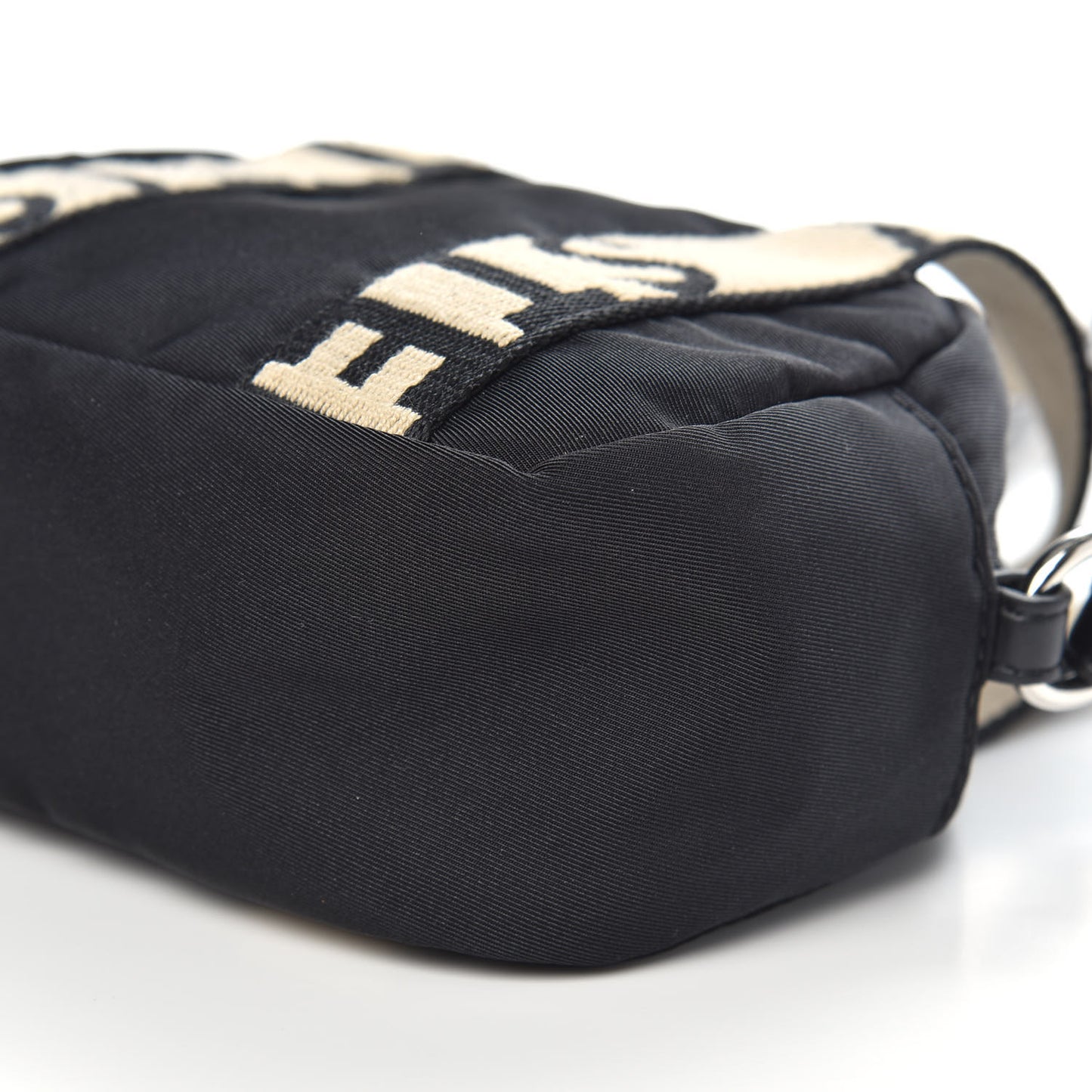 Eco Nylon Mini Boston Crossbody Bag Black
