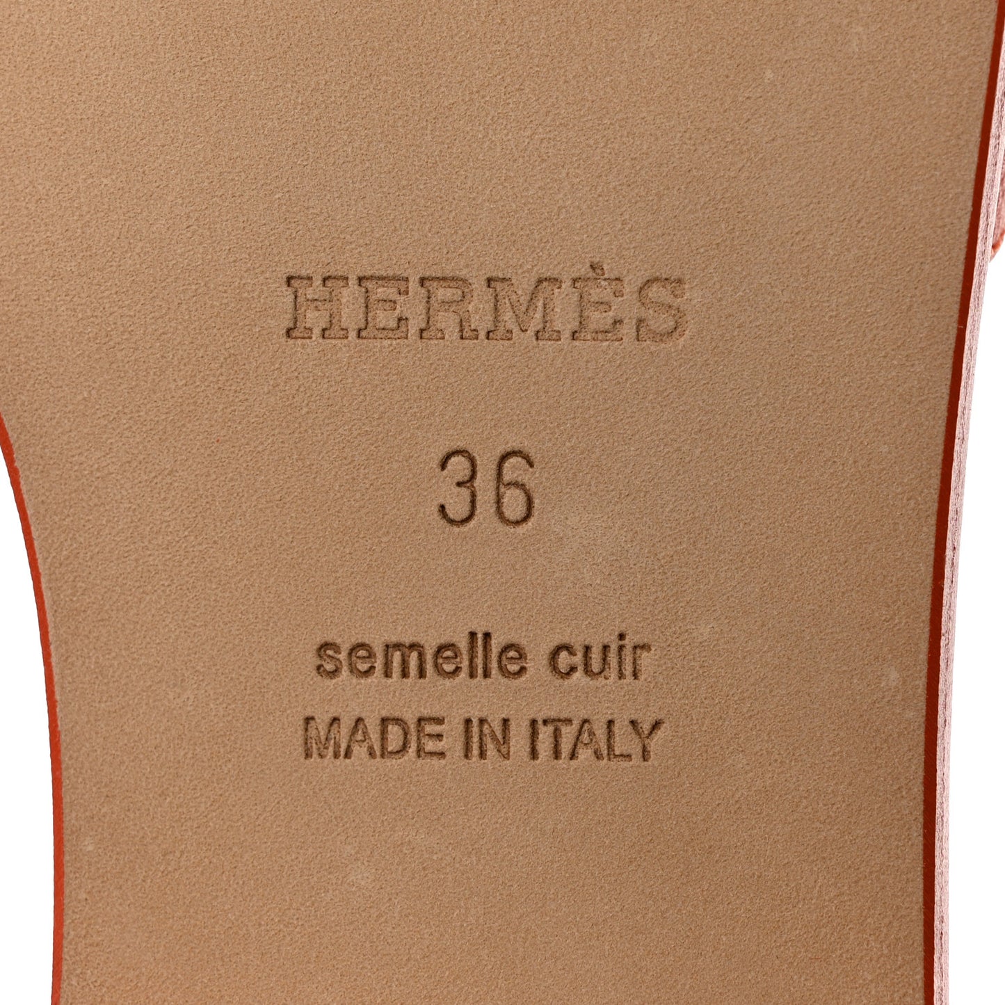 Epsom Oran Sandals 36 Orange Poppy