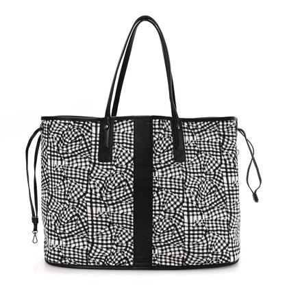 MCM Visetos Large Liz Reversible Shopper Tote Black 3 of 16