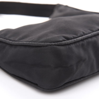 Prada Tessuto Nylon Hobo Black 7 of 16