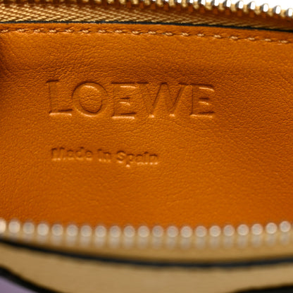 Loewe Soft Grained Calfskin Coin Card Holder Gold Guimauve 6 of 8