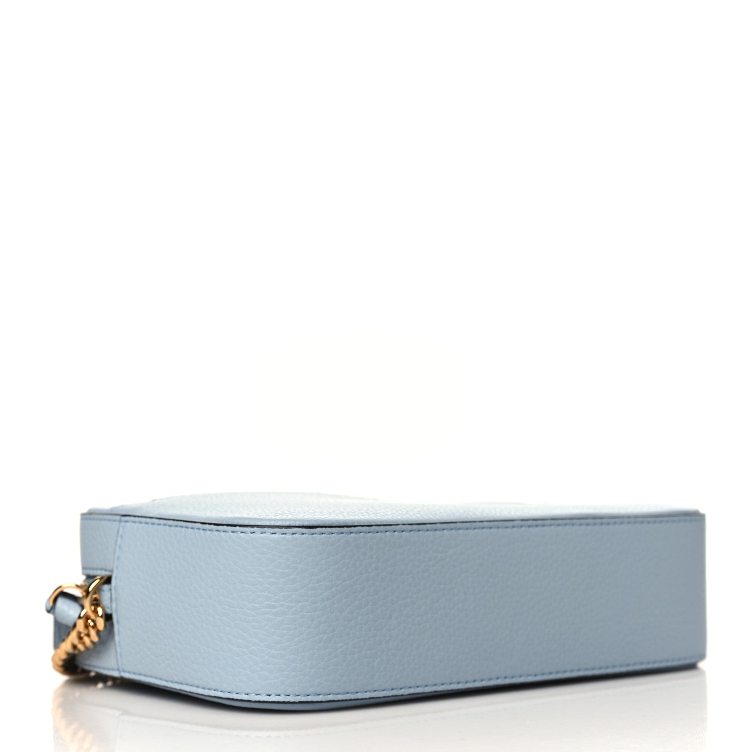 Versace Grainy Calfskin Virtus Small Camera Bag Blue 4 of 10