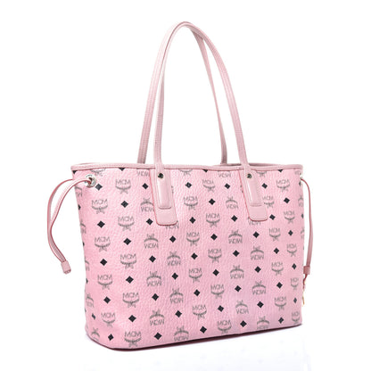 MCM Visetos Medium Liz Reversible Shopper Tote Soft Pink 4 of 16