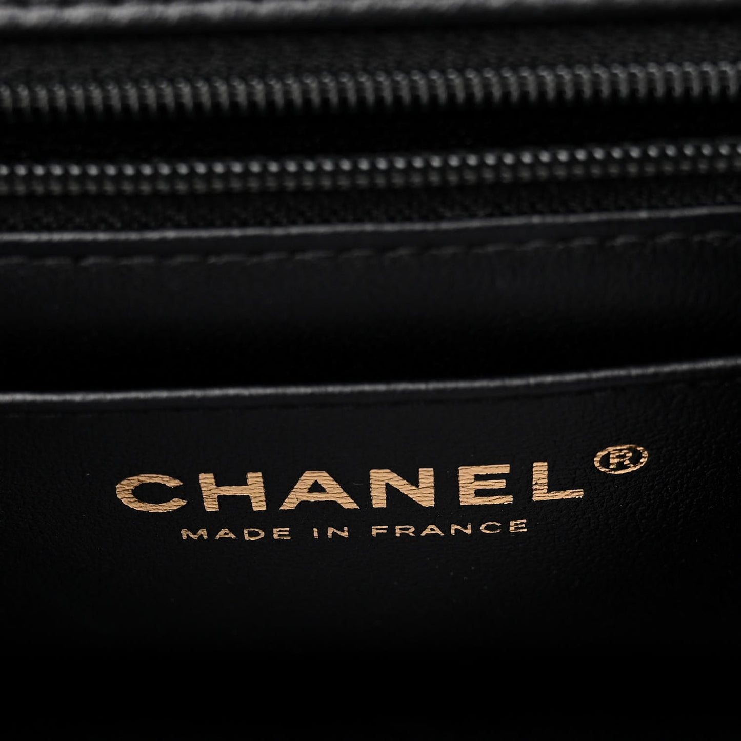 Lambskin Quilted Mini Top Handle Rectangular Flap Black