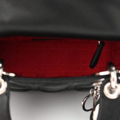 Christian Dior Lambskin Cannage Mini Lady Dior Black 5 of 11
