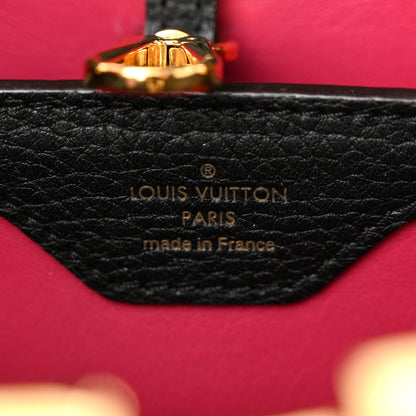 Louis Vuitton Taurillon Capucines BB Black 6 of 10