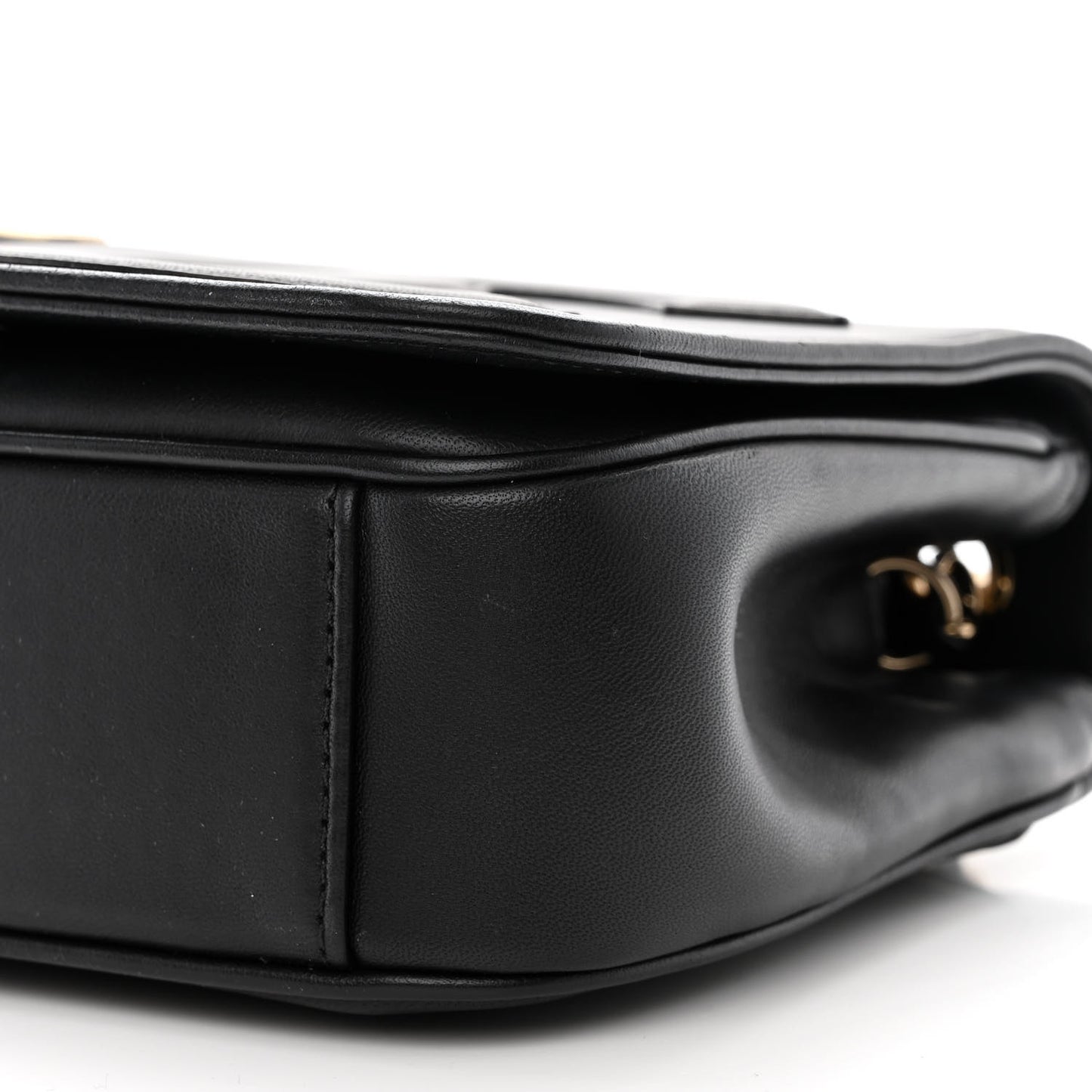Lambskin CC Mania Flap Bag Black