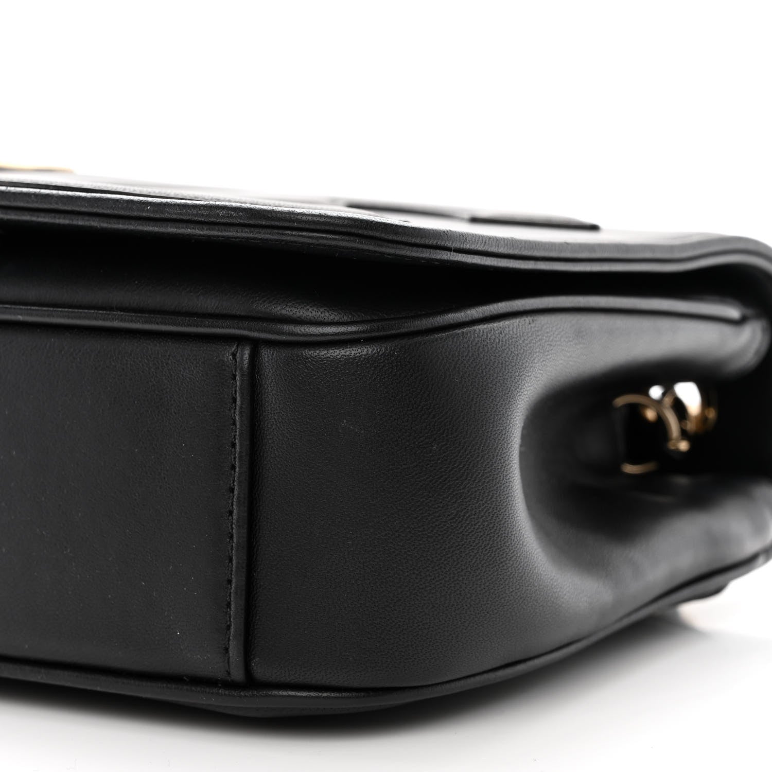 Chanel Lambskin CC Mania Flap Bag Black 10 of 10