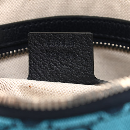 Gucci Monogram Multicolor Retro Interlocking G Belt Bag Blue Rainbow Light Blue 7 of 9