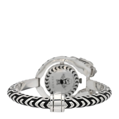 Gucci Sterling Silver Black Mother of Pearl 23mm Dionysus Quartz Watch 3 of 5