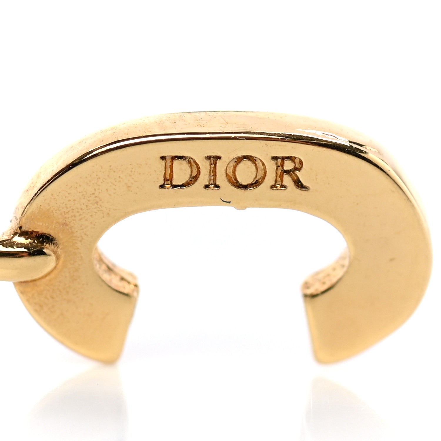 Christian Dior Pearl My ABCDior C Tribale Earring Gold 3 of 4