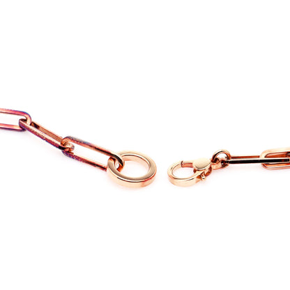 Hermes 18K Rose Gold Diamond Pave Kelly Chaine Choker Necklace 7 of 9