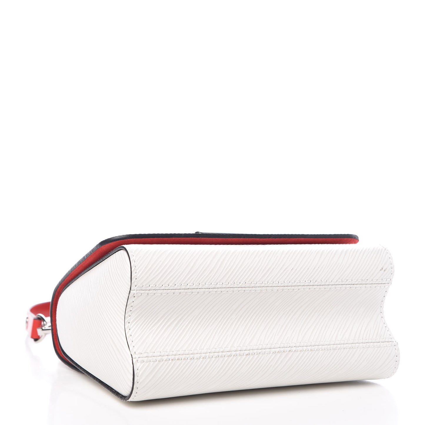 Epi Twist Braided Strap Shoulder Bag PM White