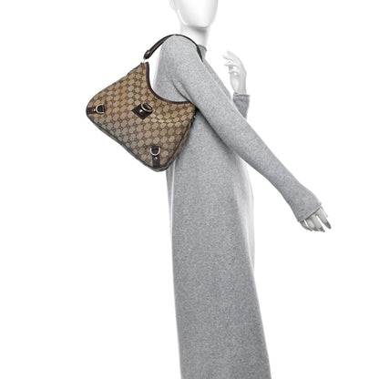 Gucci Monogram Medium Abbey D Ring Hobo Brown 2 of 10